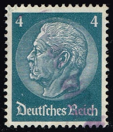 Germany #417 Paul von Hindenburg; Used