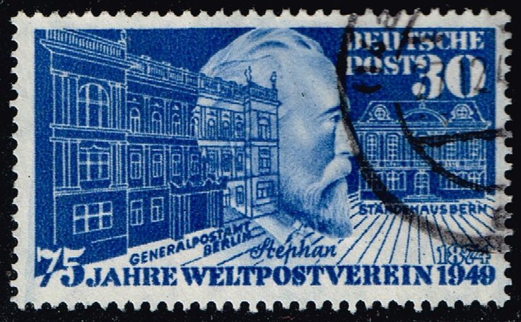 Germany #669 Heinrich von Stephan; Used