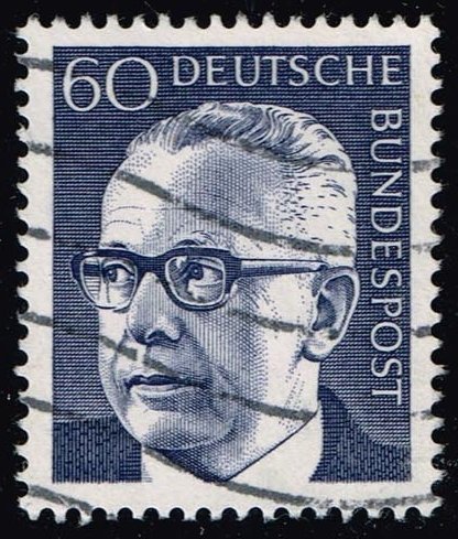 Germany #1034 Gustav Heinemann; Used