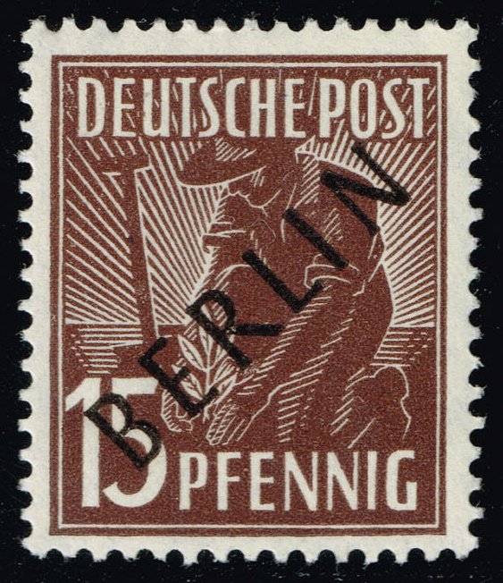 Germany #9N6 Planting Olive; Unused - Click Image to Close