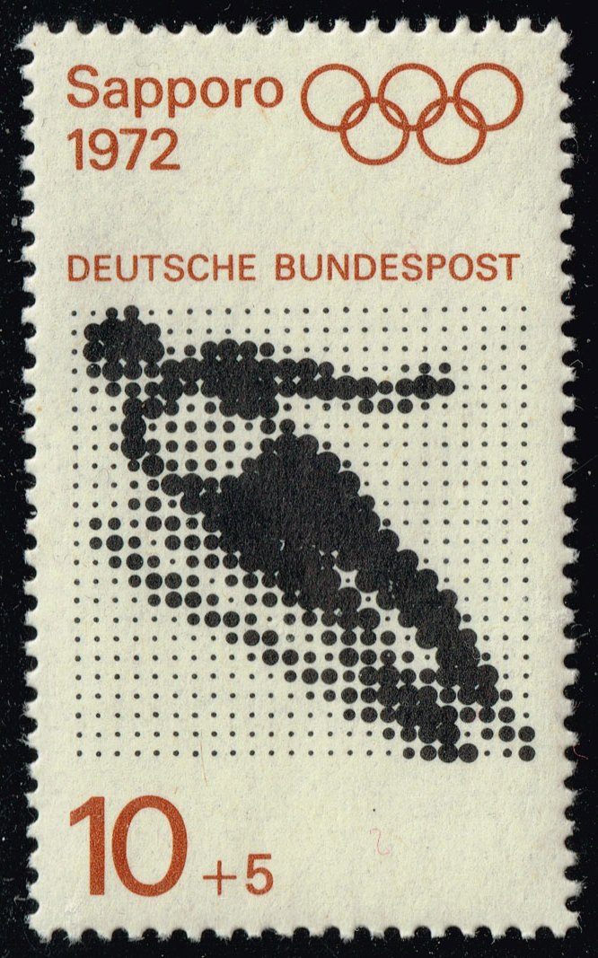 Germany #B475b Olympic Ski Jump; Unused