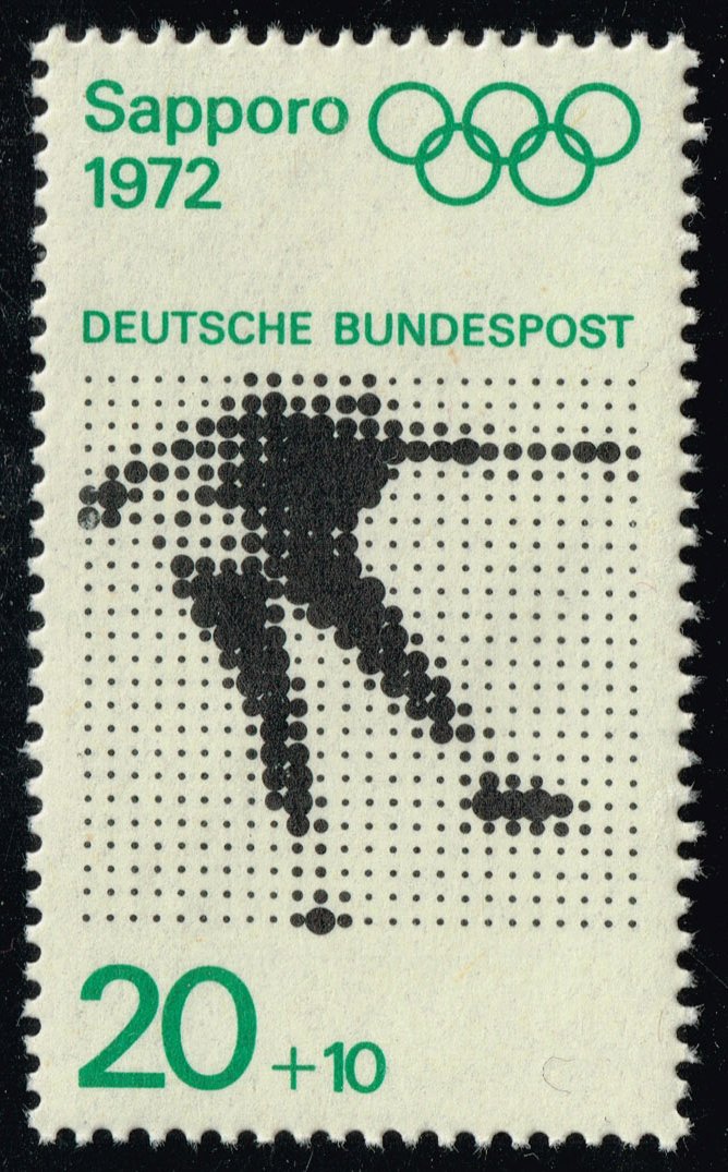 Germany #B475c Olympic Figure Skating; Unused