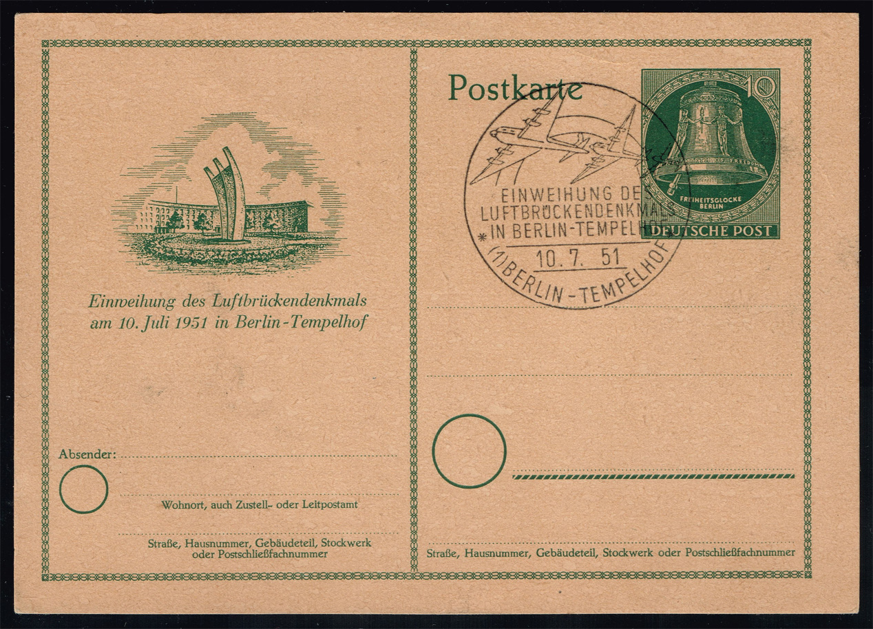 Germany-Berlin Mi P24 Postal Card FDC (MCV 25 Euro)
