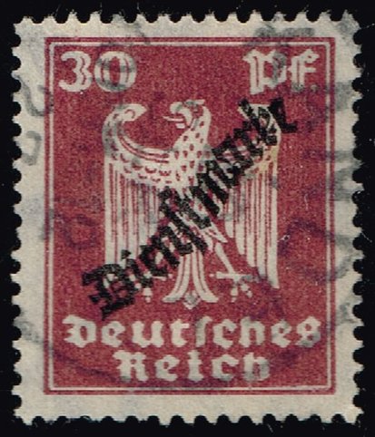 Germany #O57 Official - Eagle; Used