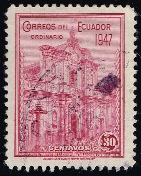 Ecuador #479 Jesuits' Church; Used