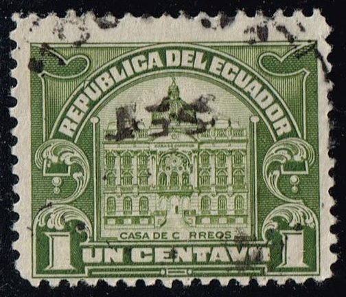 Ecuador #RA10 Post Office; Used