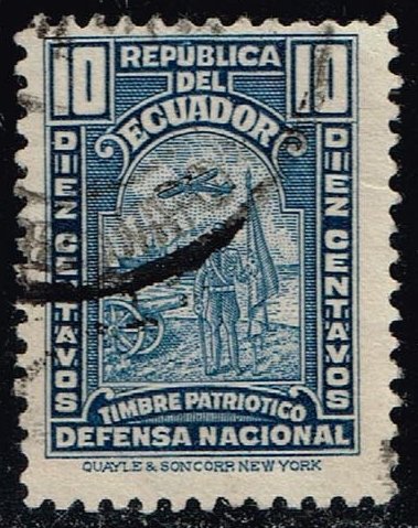 Ecuador #RA38 Symbolical of Defense; Used