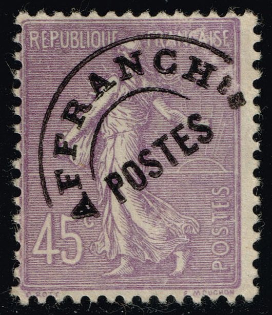 France #143 Sower; Used Precancel