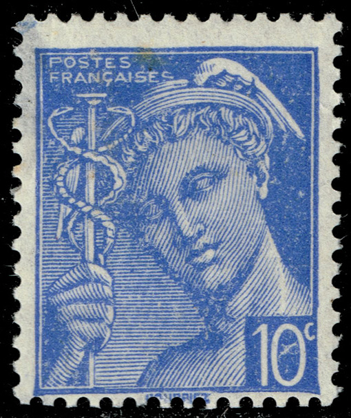 France #356 Mercury; Unused
