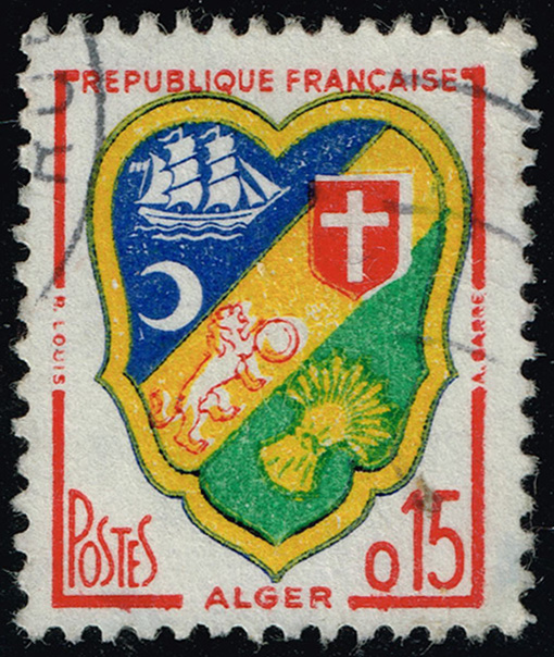 France #903 Arms of Algiers; Used