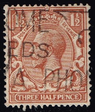 Great Britain #161 King George V; Used