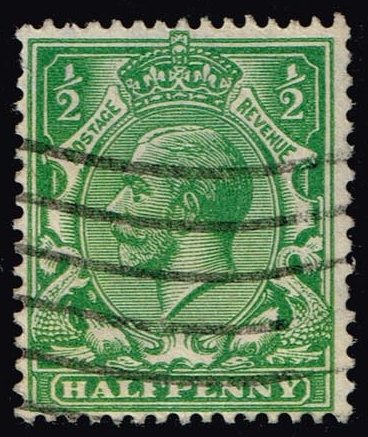 Great Britain #187 King George V; Used