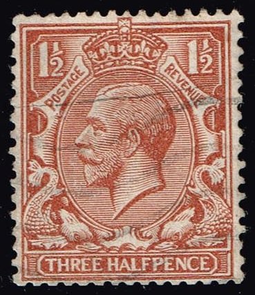 Great Britain #189 King George V; Used