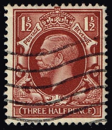 Great Britain #212 King George V; Used