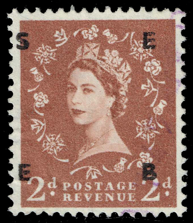 Great Britain #320 Commercial Overprint SEEB; Used