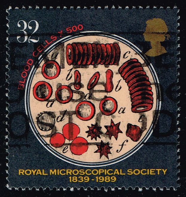 Great Britain #1287 Red Blood Cells; Used