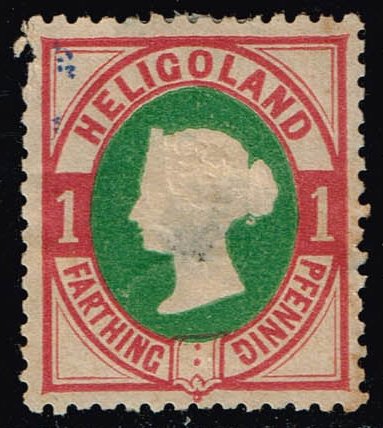 Heligoland #14 Queen Victoria - Reprint