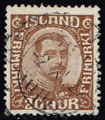 Iceland #119 King Christian X; Used