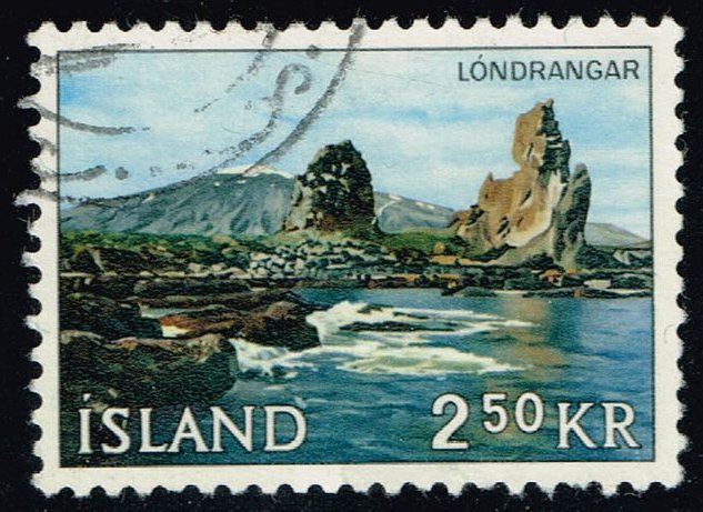 Iceland #380 Londrangar; Used