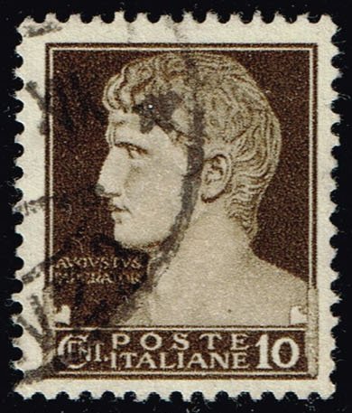 Italy #215 Augustus Caesar; Used
