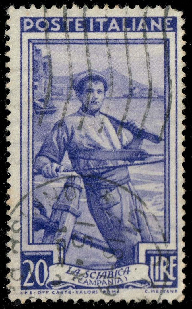 Italy #557 Fisherman; Used
