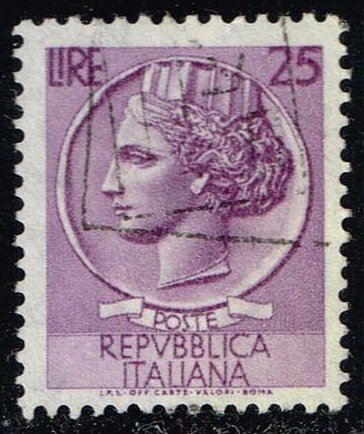 Italy #681 Italia from Syracusean Coin; Used