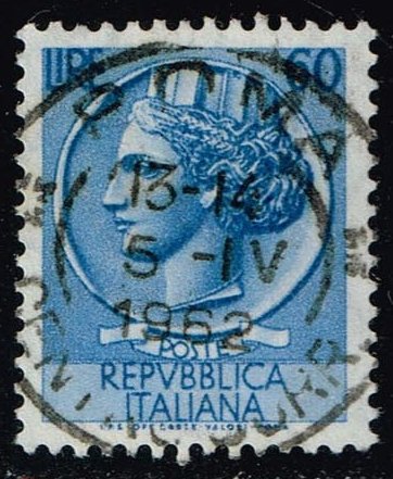 Italy #685 Italia from Syracusean Coin; Used
