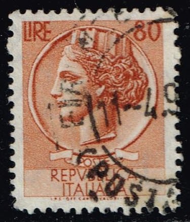 Italy #686 Italia from Syracusean Coin; Used