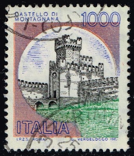 Italy #1431 Montagnana Castle; Used