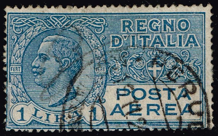 Italy #C6 Victor Emmanuel III; Used