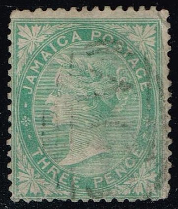 Jamaica #9 Queen Victoria; Used