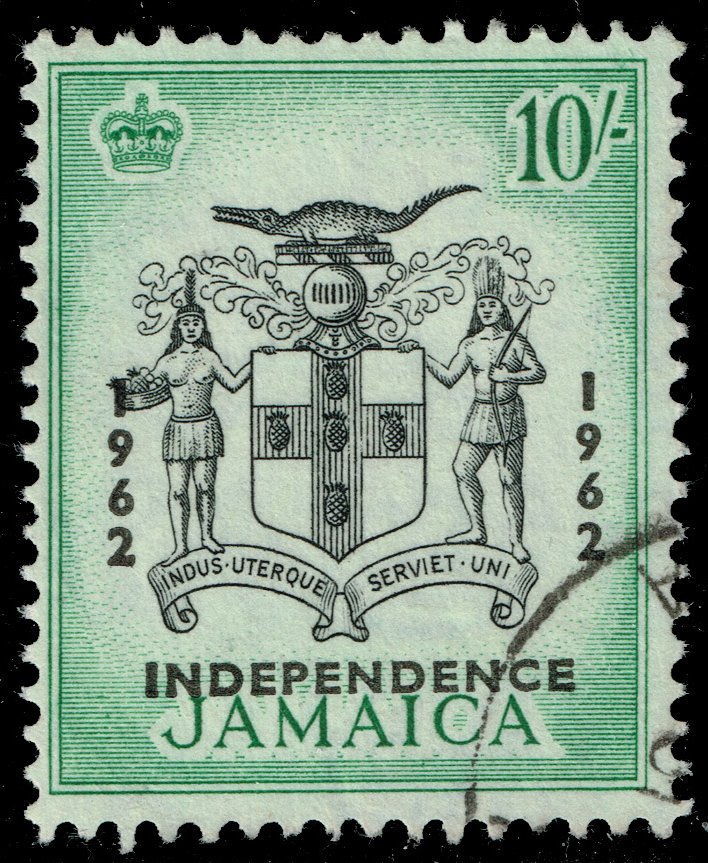 Jamaica #195 Arms of Jamaica; Used