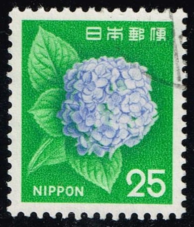 Japan #1072 Hydrangea; Used