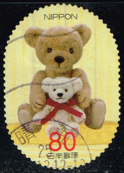 Japan #3471f Teddy Bears; Used