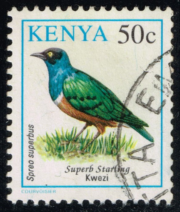 Kenya #594 Superb Starling; Used