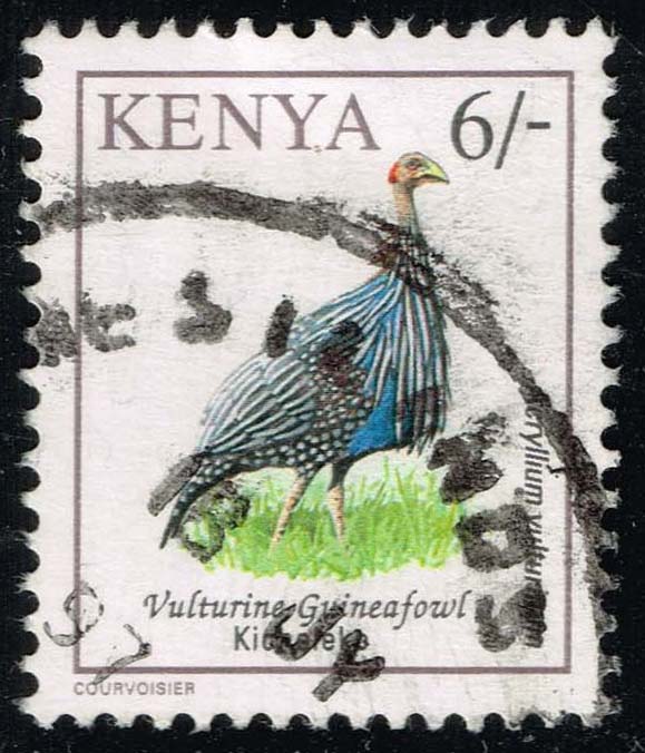 Kenya #601A Vulturine Guineafowl; Used