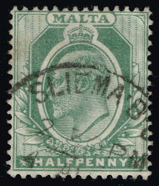 Malta #30 King Edward VII; Used