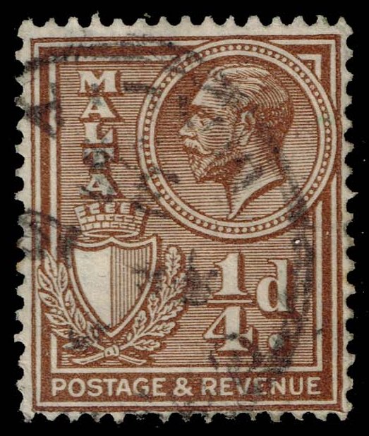Malta #167 King George V; Used