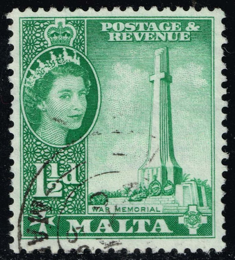 Malta #249 War Memorial; Used