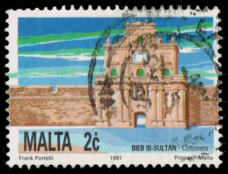 Malta #784 Cottoner Gate; Used