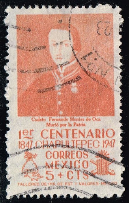 Mexico #831 Cadet Fernando Montes de Oca; Used