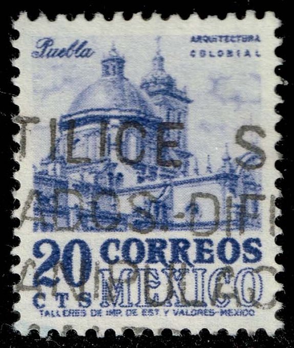 Mexico #878 Puebla Cathedral; Used