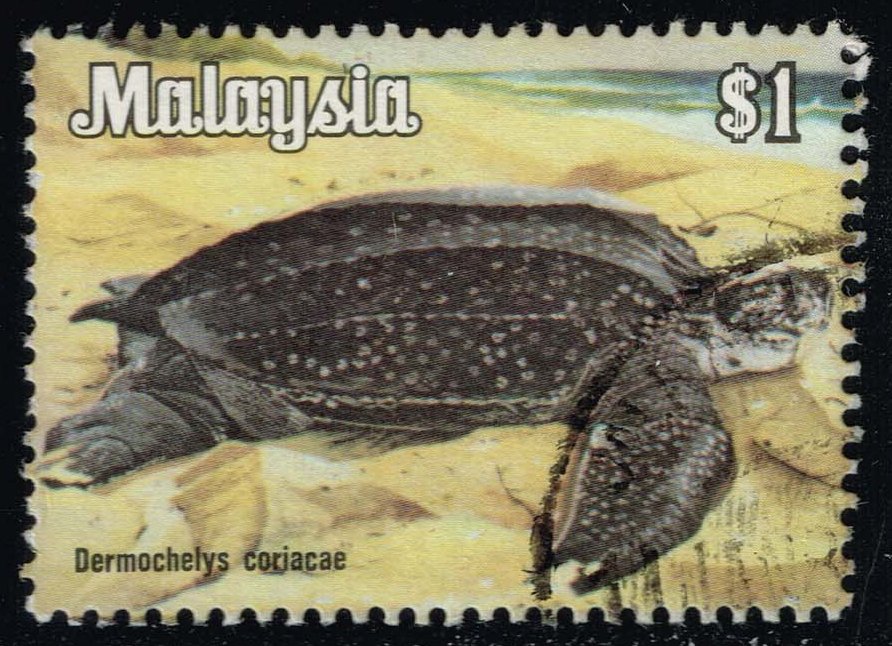 Malaysia #179 Leatherback Turtle; Used