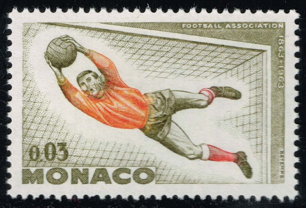 Monaco #555 Soccer Goalie; Unused