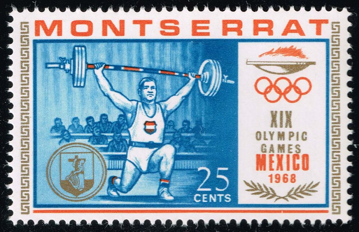 Montserrat #200 Weightlifting; MNH