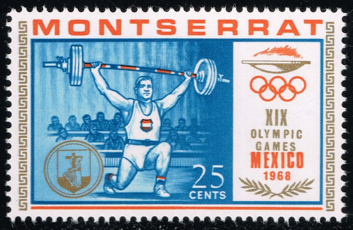 Montserrat #200 Weightlifting; MNH