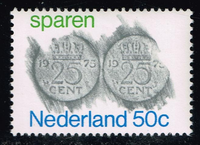 Netherlands #534 Rubbings of Coins; MNH