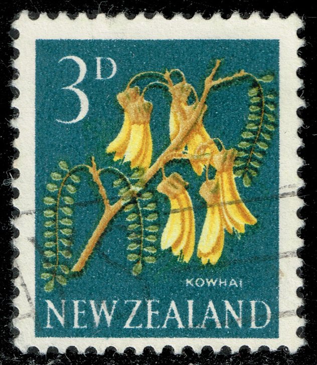 New Zealand #337 Kowhai Flower; Used