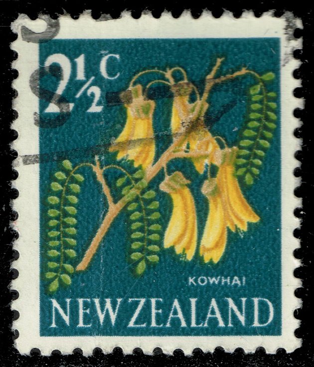 New Zealand #385 Kowhai Flower; Used