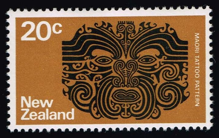 New Zealand #452 Maori Tattoo Pattern; MNH